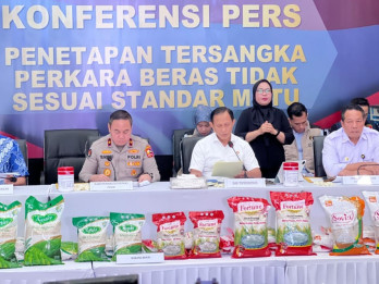 Bareskrim Tetapkan 3 Tersangka Produsen Sania-Fortune terkait Kasus Beras Oplosan
