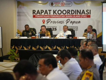 Kemenko Polkam Bahas Persiapan Pemungutan Suara Ulang (PSU) di Papua