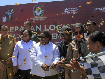 Wamendagri Ribka Tinjau PSU Pemilihan Gubernur dan Wakil Gubernur Papua