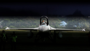 Gladi Demo Udara Jelang Pelaksanaan Upacara Kehormatan Militer