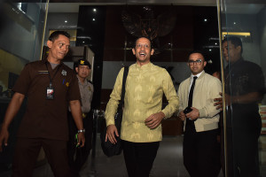 Nadiem Makarim Usai Jalani Pemeriksaan di KPK