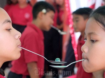 Sekolah Rakyat di Bali Meriahkan HUT Ke-80 Kemerdekaan RI