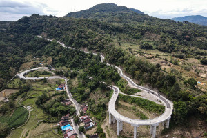 Pembangunan Jalan Layang di Ruas Maros-Bone Telah Rampung