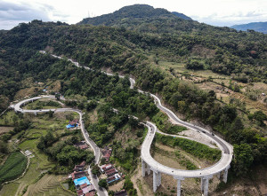 Pembangunan Jalan Layang di Ruas Maros-Bone Telah Rampung