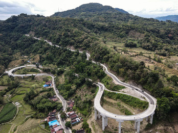 Pembangunan Jalan Layang di Ruas Maros-Bone Telah Rampung