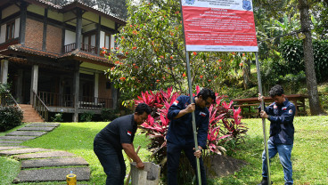 Kementerian Lingkungan Hidup Segel Hotel dan Villa di Bogor