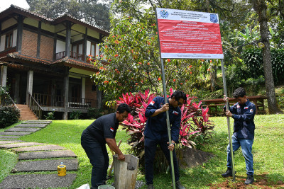 Kementerian Lingkungan Hidup Segel Hotel dan Villa di Bogor