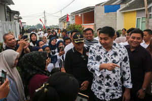 Menteri PKP Maruarar Sirait Tinjau Perumahan Subsidi di Banten