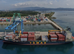 Pertumbuhan Arus Peti Kemas Semester I 2025