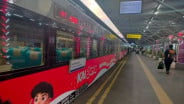 Intip Livery Tematik HUT ke-80 RI di Gerbong Kereta KAI