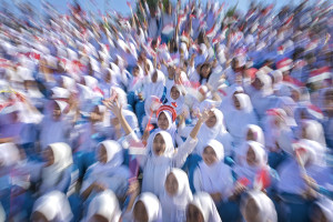 Gerakan Pembagian Bendera Merah Putih di Mataram
