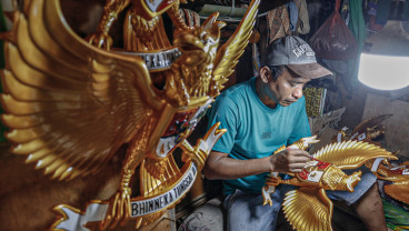 Peningkatan Penjualan Kerajinan Patung Garuda Pancasila