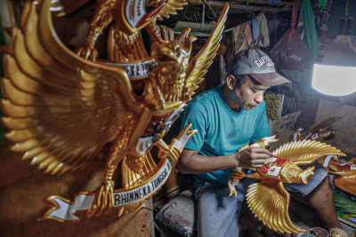 Peningkatan Penjualan Kerajinan Patung Garuda Pancasila