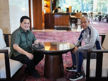 Erick Thohir Temui Nova Arianto Bahas Uji Coba dan Pemain Diaspora untuk Piala Dunia U-17