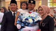 Potret Putra Sulung Denny Cagur Jadi Paskibraka Banten
