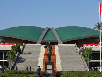 Try Sutrisno Tiba di Kompleks Parlemen Jelang Sidang Tahunan MPR 2025