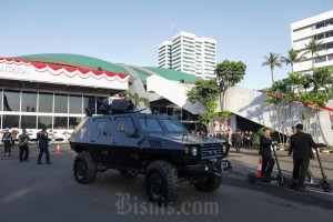 Pengamanan jelang sidang tahunan MPR