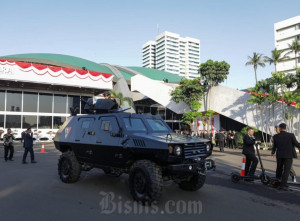 Pengamanan jelang sidang tahunan MPR