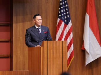 Sidang Tahunan MPR, AHY Tiba di Kompleks Parlemen RI