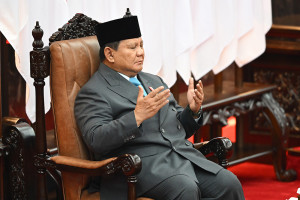 Presiden Prabowo Mengikuti Sidang Tahunan MPR RI