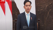 Momen Gibran Ganti Warna Dasi dari Merah ke Biru di Sidang Tahunan MPR