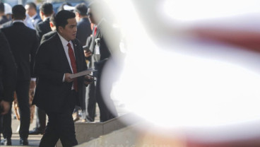 Menteri Kabinet Merah Putih Hadiri Sidang Tahunan MPR RI