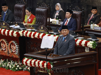 Prabowo Tak Pakai Baju Adat saat Sampaikan Pidato Kenegaraan di Sidang Tahunan MPR