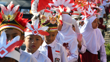 Pawai Sambut HUT ke-80 Kemerdekaan RI di Kota Bogor