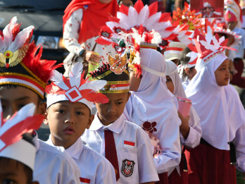 Pawai Sambut HUT ke-80 Kemerdekaan RI di Kota Bogor