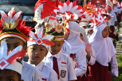 Pawai Sambut HUT ke-80 Kemerdekaan RI di Kota Bogor