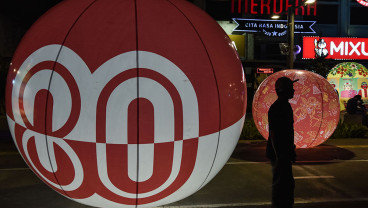 Jakarta Light Festival Sambut HUT ke-80 RI