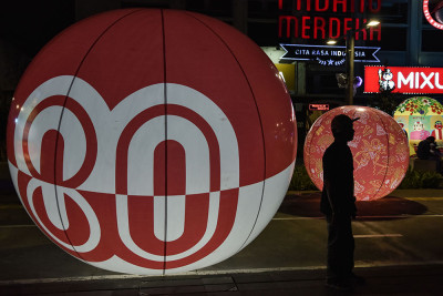 Jakarta Light Festival Sambut HUT ke-80 RI