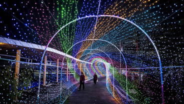 Wisata Malam Lights Wonderland di Semarang
