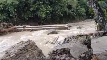 Viral Bidan Seberangi Sungai, Banpres Dikucurkan Rp25,5 Miliar untuk Bangun Jembatan di Pasaman