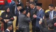 Tertangkap Kamera Momen Prabowo Hormat kepada pada Jokowi