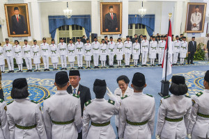 Upacara Pengukuhan Paskibraka 2025