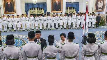 Upacara Pengukuhan Paskibraka 2025