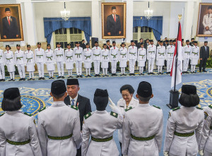 Upacara Pengukuhan Paskibraka 2025