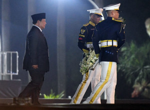Presiden Prabowo Subianto Pimpin Upacara Ziarah Nasional dan Renungan Suci di Taman Makam Pahlawan Kalibata