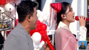 Isyana dan Cakra Khan Tampil di Istana Negara, Bawakan Lagu 'Negeriku' Karya Mendiang Chrisye