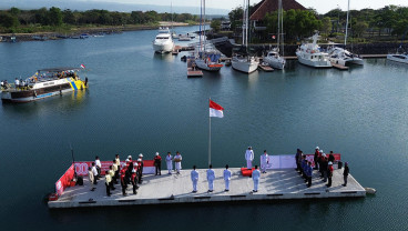 Upacara peringatan Hari Kemerdekaan di Banyuwangi Digelar di Atas Air