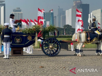Rekayasa Lalu Lintas di Sekitar Monas Jelang Upacara HUT ke-80 RI di Istana
