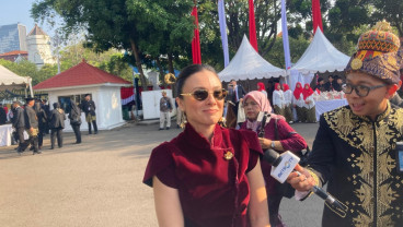 Wulan Guritno Tampil dengan Kebaya Modern di HUT Ke-80 RI: Semoga Indonesia Lebih Solid