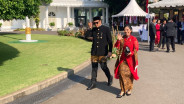 Foto-foto Menteri Prabowo Kompak Pakai Baju Adat saat HUT ke-80 RI
