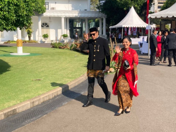 Foto-foto Menteri Prabowo Kompak Pakai Baju Adat saat HUT ke-80 RI
