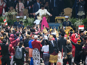 Momen Presiden Prabowo Joget Tabola Bale di Upacara HUT ke-80 RI Bikin Meriah Istana Merdeka