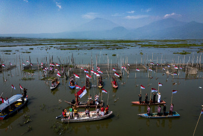 Potret Upacara Bendera Memperingati HUT ke-80 RI di Seluruh Penjuru Negeri