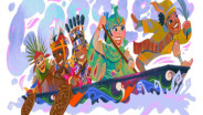 Google Doodle Tampilkan Tradisi Pacu Jalur di HUT Ke-80 RI