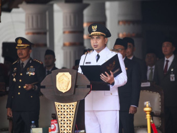 Sudewo Sakit, Taj Yasin Pimpin Upacara HUT Ke-80 RI di Pati