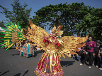 Pawai Kemerdekaan Jogja Fashion Carnival Meriahkan HUT ke-80 RI